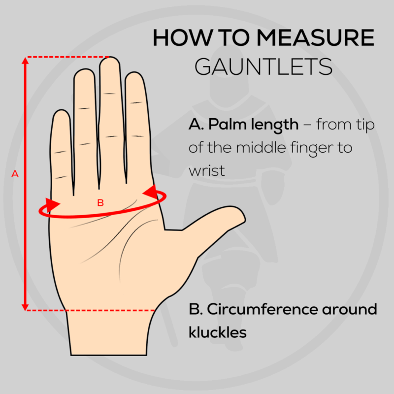 Gauntlets - measurements