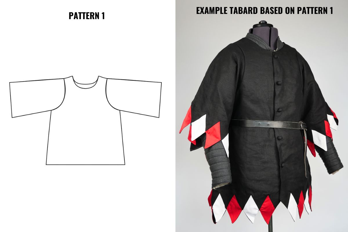 MEDIEVAL TABARD PATTERN 1