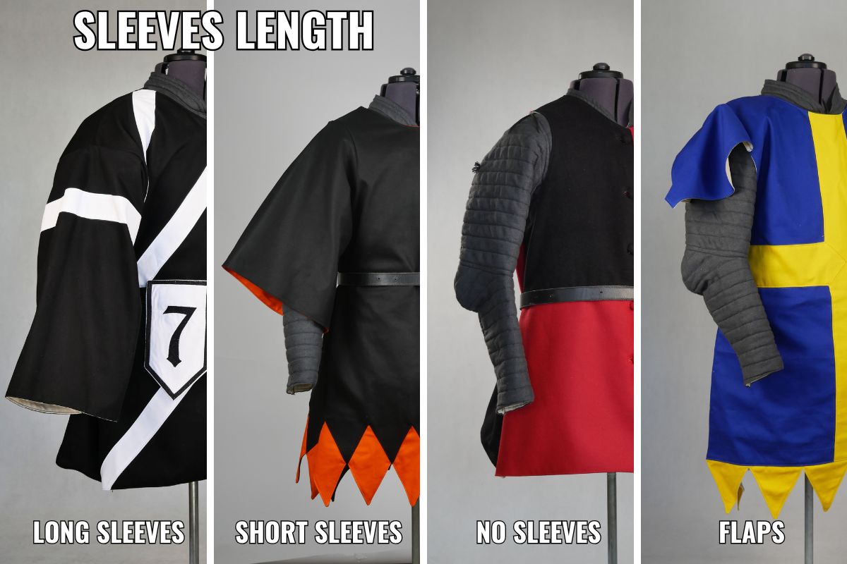 MEDIEVAL TABARD SLEEVE TYPE